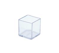 Flyshop Lot de 12 Capuchons de Pieds de Chaise en PVC Anti-Rayures pour Pieds de Meubles carrés 20 x 20 mm (2,0 x 2,0 cm) Transparent