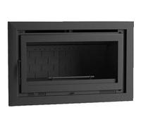 Fm insert de cheminée it-100 f 14,5kw foyer en fonte G