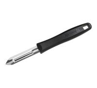 Fm Professional 21744 Couteau Économe Noir, Couteau Éplucheur, Eplucheur À Légumes, Plastique, Acier Inoxydable, 18,5x2cm