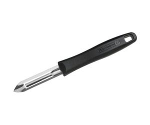 Fm Professional 21744 Couteau Économe Noir, Couteau Éplucheur, Eplucheur À Légumes, Plastique, Acier Inoxydable, 18,5x2cm