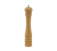 FM Professional 22530 Moulin a poivre bois noir 32 cm, moulin à poivre, moulin sel poivre, saliere et poivriere de table, moulin a poivre manuel, Bois, Céramique, 32 cm