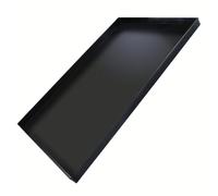 FM Professional 8714 Plaque à pizza rectangulaire en email, plaque four, plaque à pâtisserie résistante 400°C 60 x 40 cm