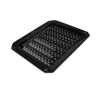 FM Professional 9207 Plaque ondulée pour barbecue ou four, plat four, plaque four, plat barbecue, Acier, Email, 38 x 33 cm