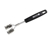 FM Professional Brosse Barbecue INOX en Y 30 cm | Nettoyage précis des grilles, Tête en Y pour les recoins, Inox robuste, Format 30 x 5 cm, Passe au lave vaisselle