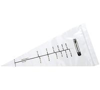 FM PROFESSIONAL, Lot de 50 Poches à Douille Transparentes FM, en polypropylène, env. 300 x 150 mm, 15 x 30 mm