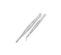 FM Professional - Pinces de Précision en Inox 18 et 15,5 cm, Ustensiles Alimentaires en Acier Inoxydable