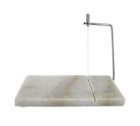Lyre à foie gras avec table en marbre FM Professional ref 22259 Inox,Blanc G