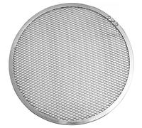 FM Professional Plaque Pizza Four Ronde en Aluminium - Grille de Cuisson Argentée 30 cm