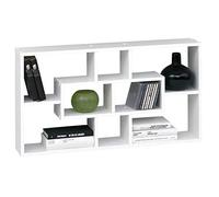 FMD 289-001_we Lasse Etagère Murale avec 8 Compartiments Blanc