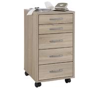 FMD Armoire mobile - Chêne