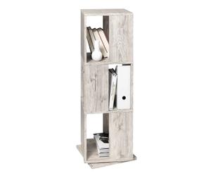 FMD Classeur rotatif 34x34x108 cm Chêne sable