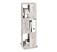FMD furniture 291-001E, étagère rotative, en Version chêne Sable, Dimensions env. Panneau de Particules mélaminé 34 x 108 x 34 cm