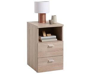 FMD furniture 652-001E Console de Nuit en chêne Imitation Bois de chêne 35 x 61,5 x 40 cm (l x H).