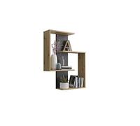 MES Étagère design - Chêne et Anthracite