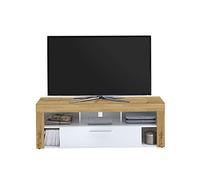Meuble TV 1 Tiroir Design Biotin 150cm Chêne
