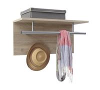 FMD Porte-manteau mural chêne