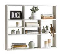 FMD Moebel 269-001 Mika Etagère Murale avec 9 Compartiments Bois Blanc 90 x 16 x 78,5 cm