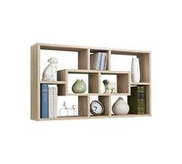 FMD Möbel 289-001_ei Lasse Etagère Murale avec 8 Compartiments Chêne, 85 x 16 x 47.5 cm