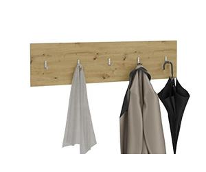 FMD Möbel BELM 8 Panneau de Garde-Robe en Bois de chêne Artisanal NB rectangulaire