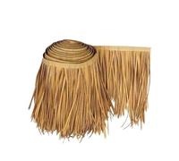 FMLCLSTJM Toit De Paille en Herbe Rouleau De Chaume De Palmier pour Toiture De Tiki Hut, Bar Extérieur, Pergola Ou Parasol, Résistant Aux Intempéries, Décoration De Jardin Tropical Durable(0.5m x 1m)