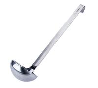 FMprofessional 21876 Louche, Acier Inoxydable, Argent, 50 x 50 x 20 cm | Pour cueillir et servir des soupes et des sauces, œillet de suspension pratique, passe au lave-vaisselle, inoxydable