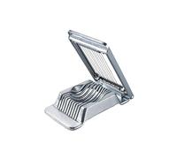 FMprofessional 22290 Coupe Oeufs durs INOX, Coupe Oeuf en Tranche, Coupe-œufs, Gadget Cuisine, Gadget Cuisine Pratique, Acier Inoxydable, 13 x 8,4 x 2 cm