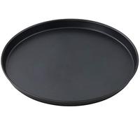FMprofessional Assiette à pizzaioli/pâtisserie en Alliage d'acier Noir