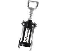 FMprofessional Levier Tire-Bouchon, Acier Inoxydable, Noir, Acier Inoxydable, Noir, 23 x 12 x 4 cm