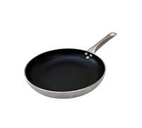 FMprofessional Poêle plate antiadhésive 24 cm, revêtement anti-adhésif ILAG Essential double couche, haute conductivité thermique, légère et résistante à la corrosion, 24 x 4,5 cm, 1 unité