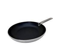 FMprofessional Poêle plate antiadhésive 30 cm, revêtement anti-adhésif ILAG Essential double couche, haute conductivité thermique, légère et résistante à la corrosion, 30 x 5,5 cm, 1 unité