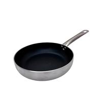 FMprofessional Poêle profonde antiadhésive 30 cm, revêtement anti-adhésif ILAG Essential double couche, haute conductivité thermique, légère et résistante à la corrosion, 30 x 7,8 cm, 1 pièce