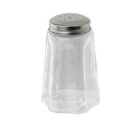 FMprofessional Salière 22502-280 ml - Verre/acier inoxydable - Transparent - Argenté