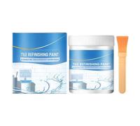 FmtwPhn Kit De Rénovation De - 300 G De Mastic De Réparation | Kit De Peinture Pour,Pour Meuble, Toilettes, Intérieur, Céramique, Porcelaine, Salle De Bain, Douche, Fissure, Plan De Travail,