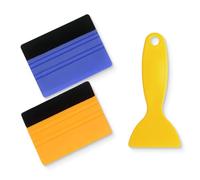 FMYODWU 3 Pièces film teinté voiture artefact, Raclette Covering Voiture Kit, Kit Pose Film Vitre Raclette Plastique, Convient pour Le Film De Fenêtre, vitre teintée voiture, Le Papier Peint