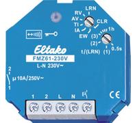 FMZ61-230V Eltako sans fil Actionneur de commutation 1 canal encastré Puissance de coupure (max.) 2000 W Portée max. 30 m
