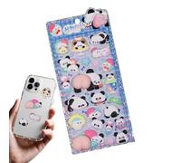 Fmzrbnih Autocollants Mignons 3D - Stickers décoratifs à thème Panda de 8,62 x 3,7 Pouces, Paquet d'autocollants esthétiques pour Animaux, pour Journal, Autocollants, pour étui de téléphone, Cahier
