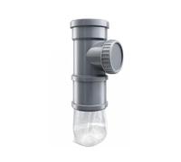 FN-Technik® Duo Filtre de descente DN 110 - Filtre à eau de pluie avec filtre grossier et fin