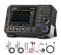 FNIRSI 2D15P 100MHz Oscilloscope Numérique Multimètre , Générateur de Signaux DDS 3 en 1, Multimètre 2CH pour L'industrie Auto, 19’999 TRMS, Fréq D'échantillonnage de 500MS/s, Écran Tactile de 4,3’’