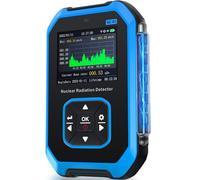 FNIRSI GC-01 Geiger Compteur de rayonnement nu ire, dosimètre de rayonnement avec écran LCD, Portable Portable Beta Gamma X-Ray Rechargeable, 5 unités de Dosage, 0,0 μSv-500 MSV