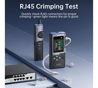 FNIRSI LPM-10A localisateur de câble intelligent RJ45 RJ11 traqueur de ligne Test de longueur Port Flash outil Anti-interférence pour la réparation et l'entretien LPM-10A
