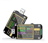 Fnirsi USB Tester Charge Detection FNB48S PD déclencheur Voltmètre ampèremètre courant et voltmètre USB testeur QC4 + PD3.0 2.0 PPS test de capacité de protocole de charge fixe (FNB48s wo Bluetooth)