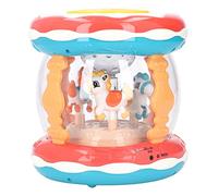Focket Jouets Lumineux pour les Tout-petits 1 3, Protection des Yeux à Lumière Douce, Jouets Musicaux à Rotation à 360 Degrés pour les Tout-petits 1 3, Lumineux pour les Nourrissons avec Projection de