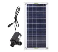 Focket Kit de pompe solaire pour fontaine, panneau solaire polysilicone 12V 30W et pompe solaire pour bain d'oiseau, pompe solaire extérieure pour fontaine à eau pour étang, jardin, réser 8sbaw4tyxg