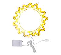 Focket Lampe néon, enseigne néon LED décorative Murale veilleuse à Piles Rechargeables USB, Lampe étanche en Forme de pour Chambre, Bar, fête, Noël, Mariage, Halloween