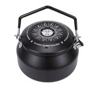 Fockety Bouilloire de Camping, Bouilloire à Eau Chaude Bouillante Portable en Acier Inoxydable 304 de 1 L, à thé de Voyage Légère pour la Cuisine de Randonnée en Plein Air,