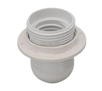 Fockety Douille Culot E27, Douille E27 Résistante à la Chaleur 10 (Blanc)