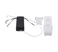 Fockety Kit de télécommande Universelle pour Ventilateur de Plafond, télécommande sans Fil 3 en 1 pour la Vitesse, l'éclairage et la temporisation et récepteur pour Lampe de Ventilateur