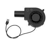 Fockety Mini Ventilateur sans Fil, Ventilateur Centrifuge 65 CFM à Haut Débit D'air avec Double Roulement à Billes, pour Allumage de Charbon, Cuisine en Extérieur, Cheminée, Soufflet, 5