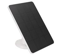 Fockety Panneau Solaire pour Caméra de sécurité Extérieure sans Fil, Chargeur Solaire 4 W 5 V, Alimentation Solaire Continue étanche IP65 pour Caméra de sécurité à Batterie Rechargeable (Blanc)