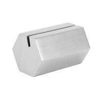 Fockety Porte-cartes de Table en Acier Inoxydable, Porte-numéro de Table avec Base Lestée, Support de Marque-place pour Réception de Mariage, Banquet, Fête, événements (Hexagonal)